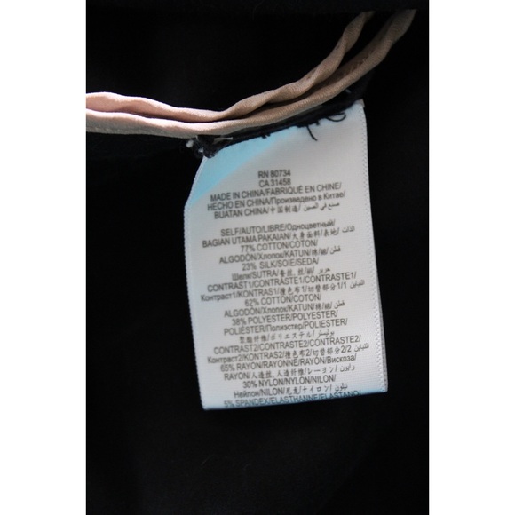 BCBGMAXAZRIA Women's Arelia Silk Blend A Line Jacket Preowned XXS - Picture 13 of 13